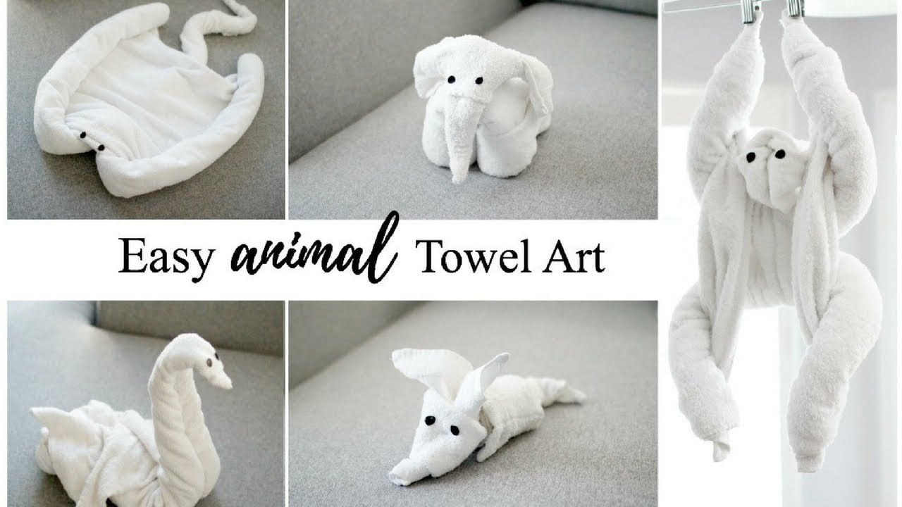 Fold Animal Towels