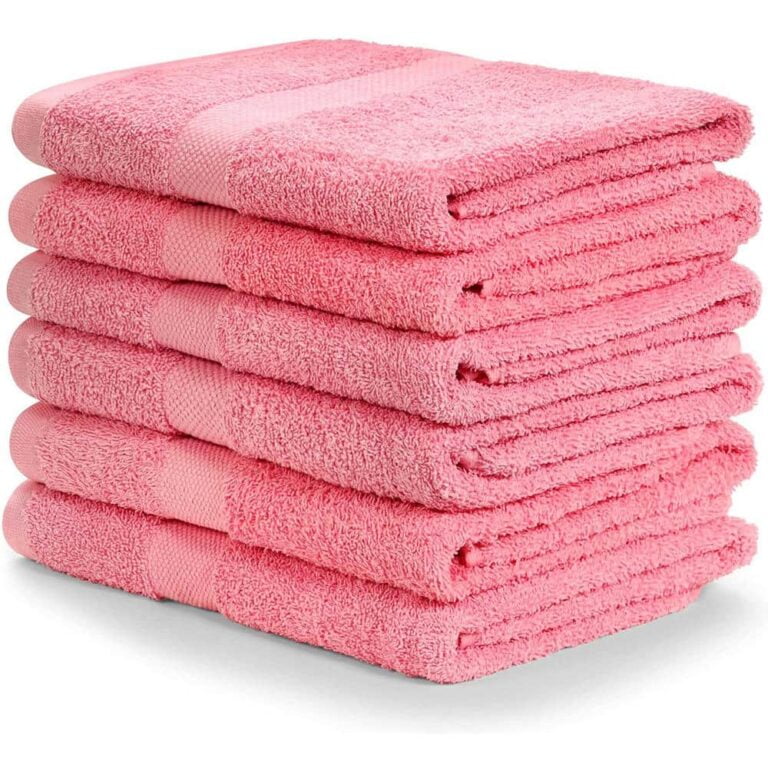 Pink Bath Towels